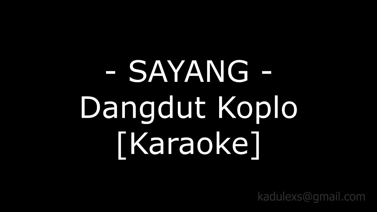 karaoke dangdut koplo